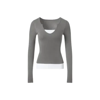 FOASIS Regular T Shirt Women's Light Gray