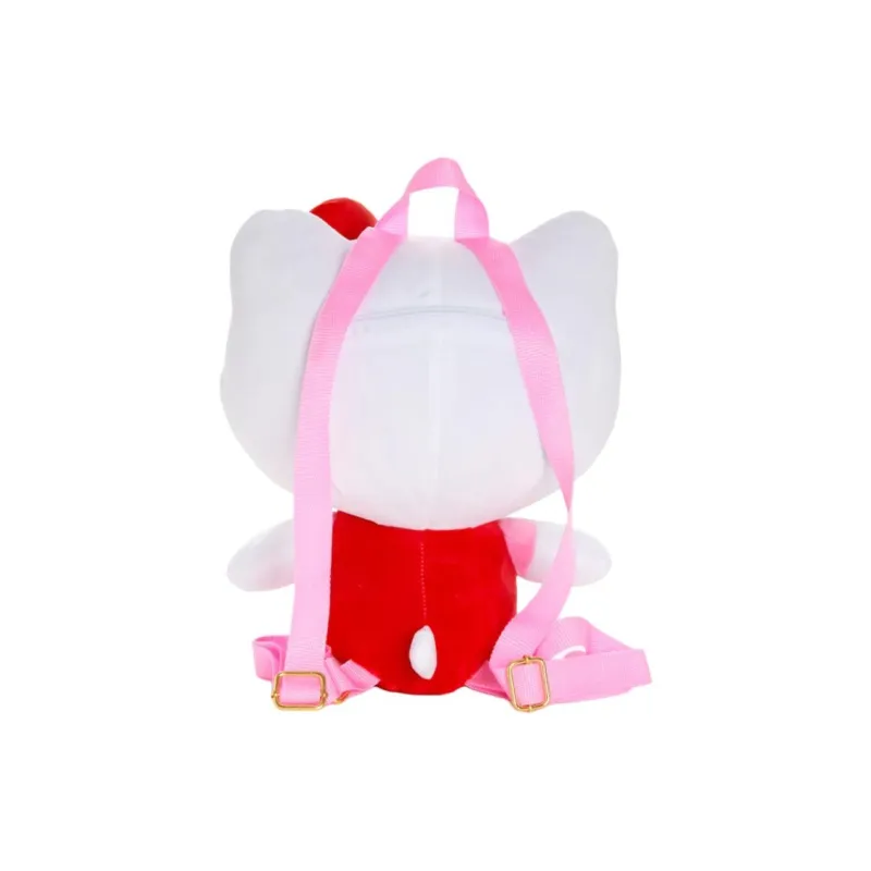 Sanrio Hello Kitty Polyester Backpack Women's Red-3