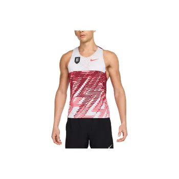 Nike AEROSWIFT Tank Top Men's White/Team Red/Bright Red