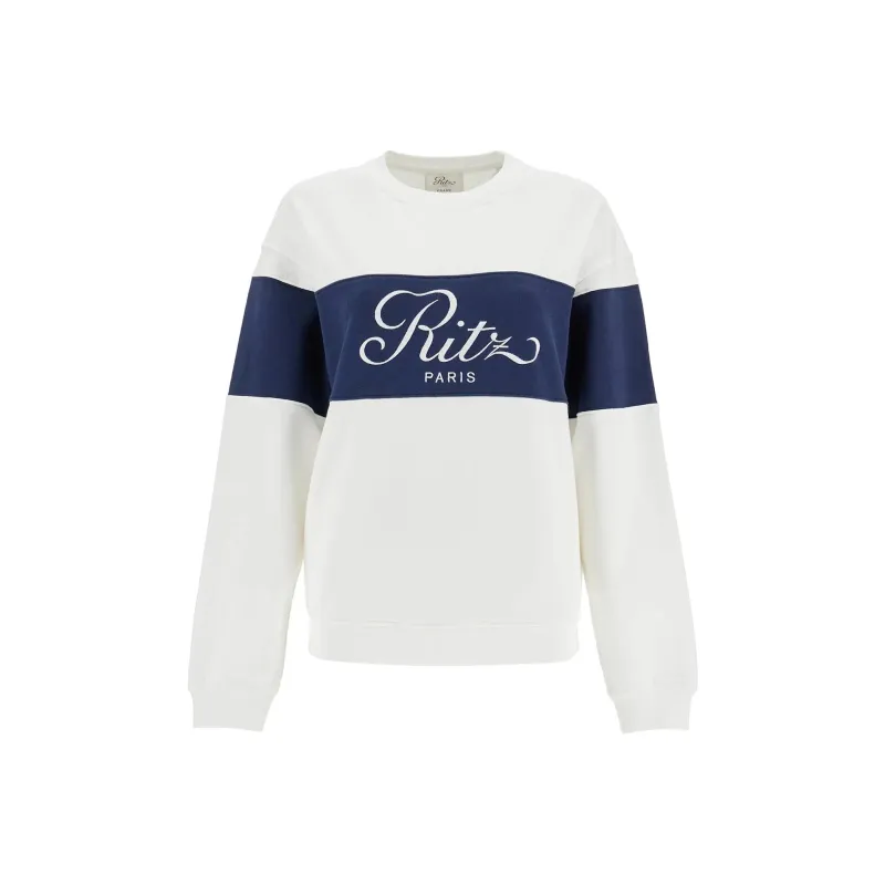 FRAME X Ritz Paris Logo Printed Sweatshirt-0