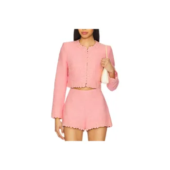 LOVESHACKFANCY Jackets Coats Women's Pink