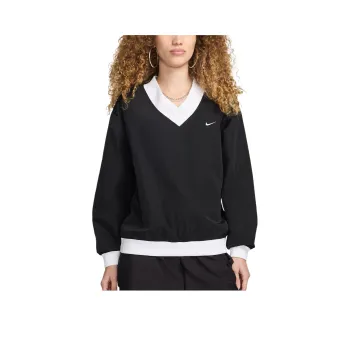 Nike Sportswear Essential Women's Loose Uv Woven Long Sleeve V Neck Top