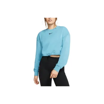Nike Sportswear Swoosh French Terry Crew Sweatshirt Women's Blue