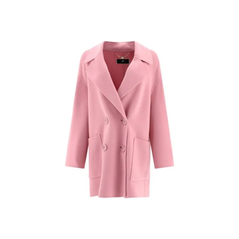 Elisabetta Franchi Coats Women's Pink-0