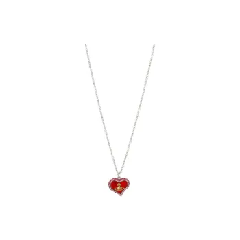 Vivienne Westwood Brass, Crystal Necklaces Women's Red