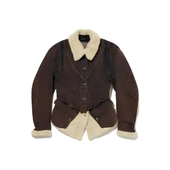 Levis X Kiko Kostadinov Layered Combo Jacket 'Overdyed Brown'