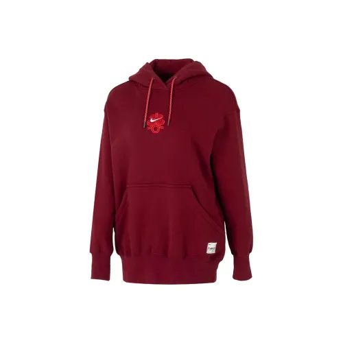 Nike Sportswear AS W NSW OS PO HD Sweatshirt Women's Dark Red