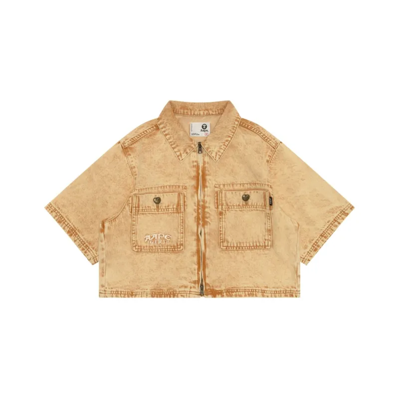 Aape SS25 Shirt Women's Brown BGL-0