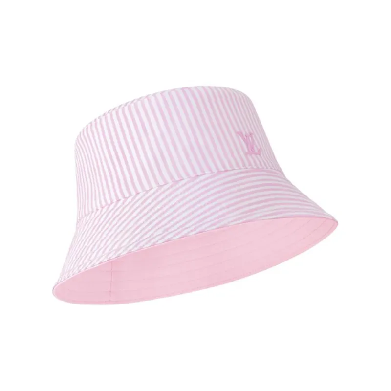 Lv Lv League Striped Bucket Hat-1