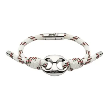 GUCCI Polyester, Fabric, Brass Bracelets Unisex Multicolor