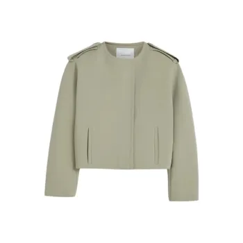 SCANLAN THEODORE Cady Cocoon Sleeve Jacket Jackets Coats Women's Baby Sage/Light Sage Green