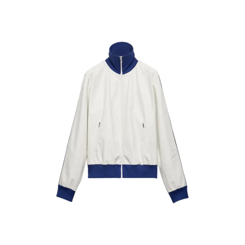PRADA Leather Jacket Men's White-0