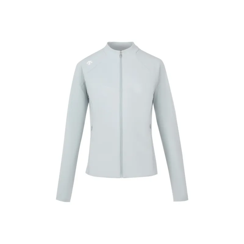 DESCENTE WOMENS TRAINING Collection Knitted Fabric Sports Top Coat Women's-0