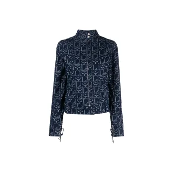 Ludovic De Saint Sernin Monogram print Logo patch Shirt