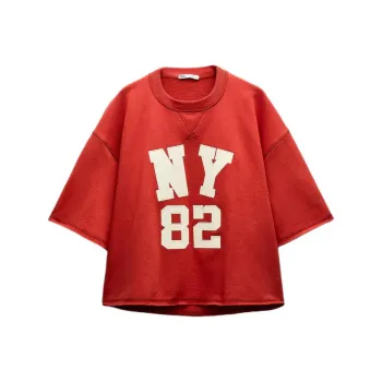 ZARA Sweatshirts Women's Red