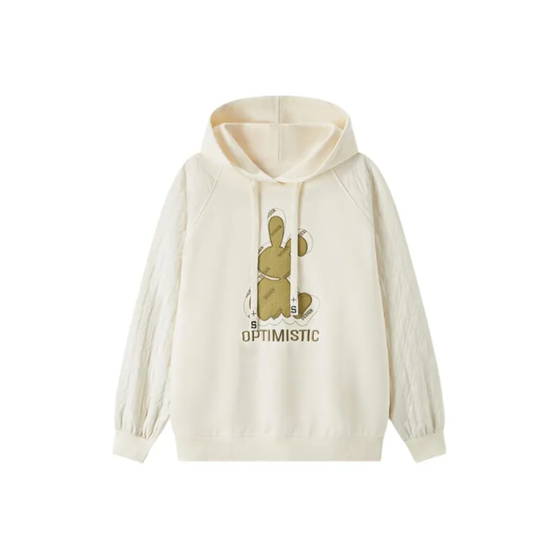 EICHITOO Sweatshirt Women's Ecru-0