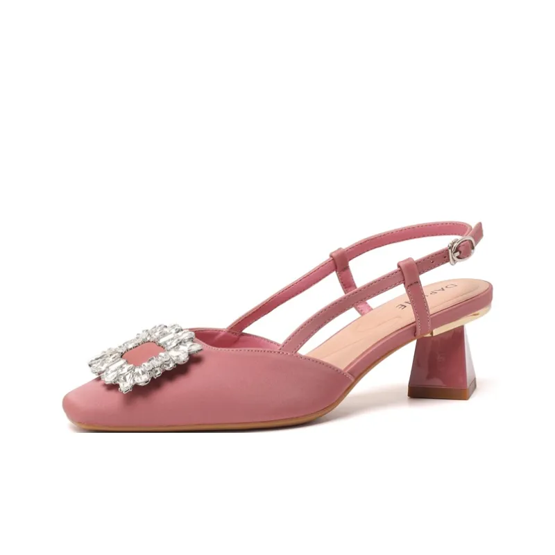 DAPHNE High Heels Women's Black/Pink/Apricot-5