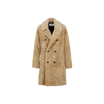 SAINT LAURENT FW21 Coat Women's Camel