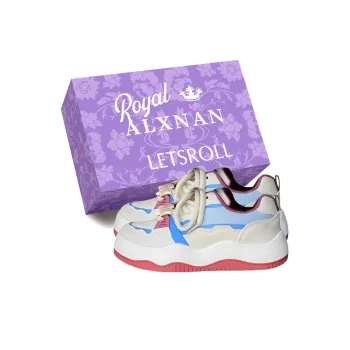 Alxnan Low Top Skateboard Shoes Women's Rose Red