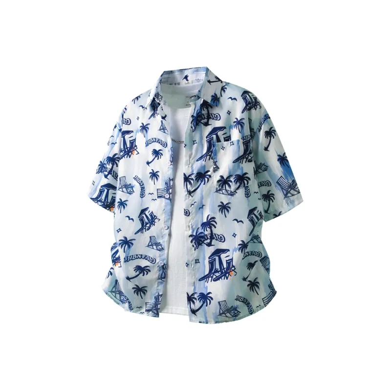 BEAR UNION Shirts Unisex Blue-0