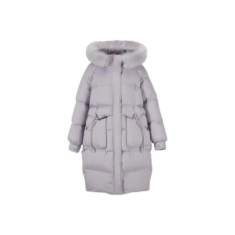 XIANGYING Down Jacket Women's Purple-0