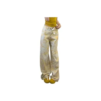 DUATOGE Jeans Men Gold 