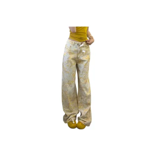 DUATOGE Jeans Men Gold 