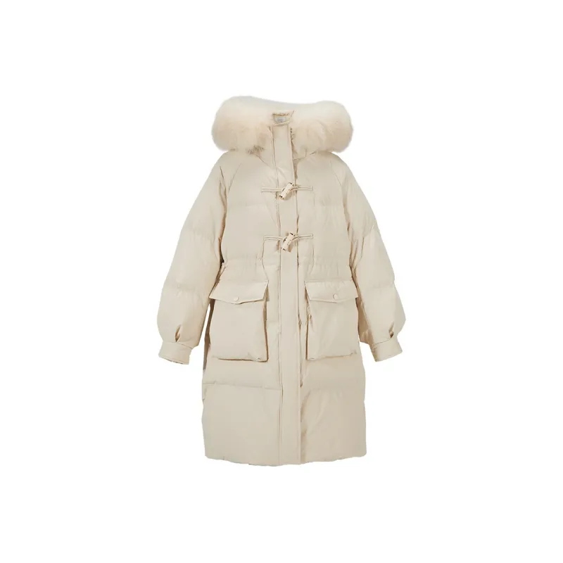 XIANGYING Down Jacket Women's Yellow-0