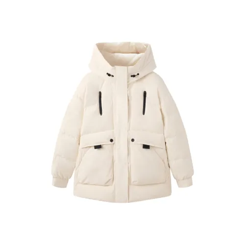LEDIN Down Jacket Women's Matte Ecru