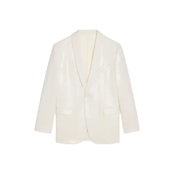CELINE Single Breasted Long Sleeved Jacket