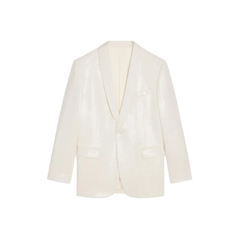 CELINE Single Breasted Long Sleeved Jacket-0
