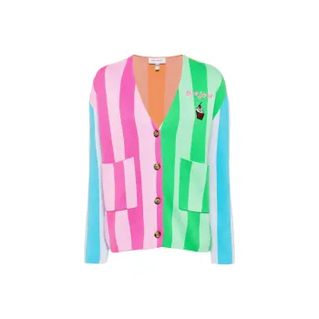 Mira Mikati Bonjour Colour block Cardigan