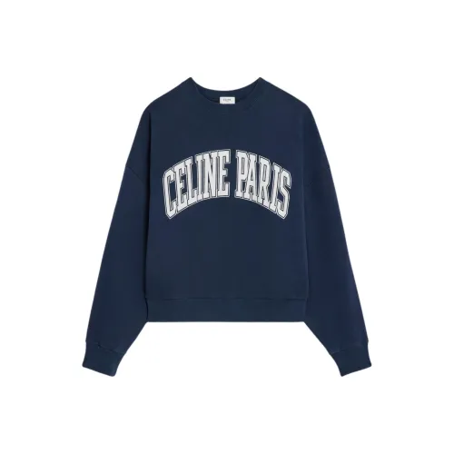 CELINE Oversized CELINE Sweatshirt In Cotton Fleece