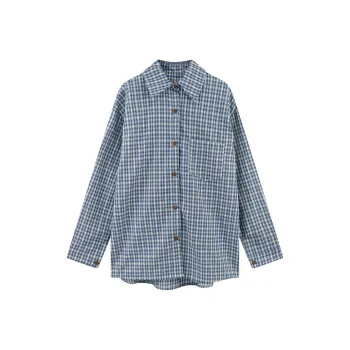 Ning Cai Yuer Shirt Women's Blue