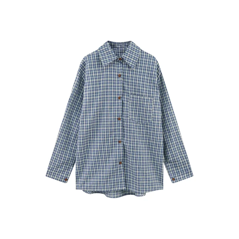 Ning Cai Yuer Shirt Women's Blue-0