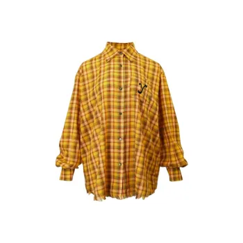 POPO.INFO Shirt Women's Dopamine Dressing Yellow