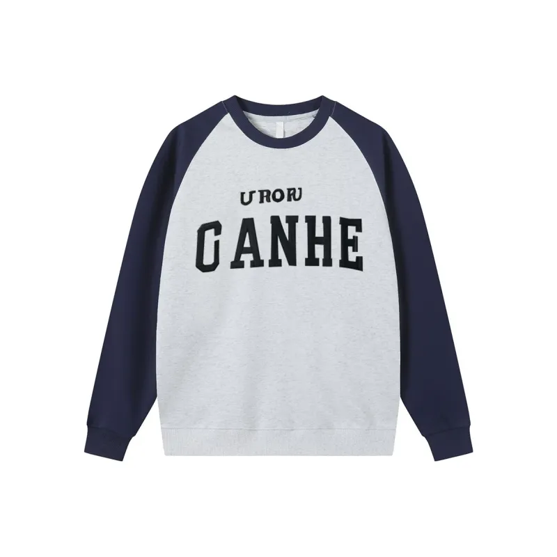 CHANGE SHE Sweatshirt Unisex Beige Apricot & Arctic Blue-15