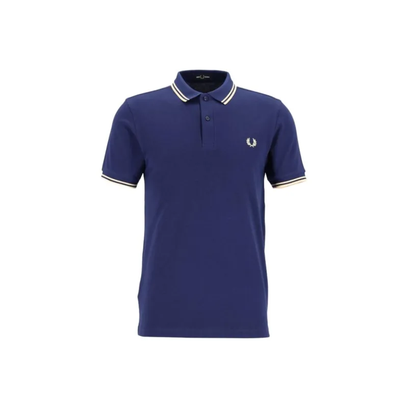 FRED PERRY Polo Shirt Men's Blue-0