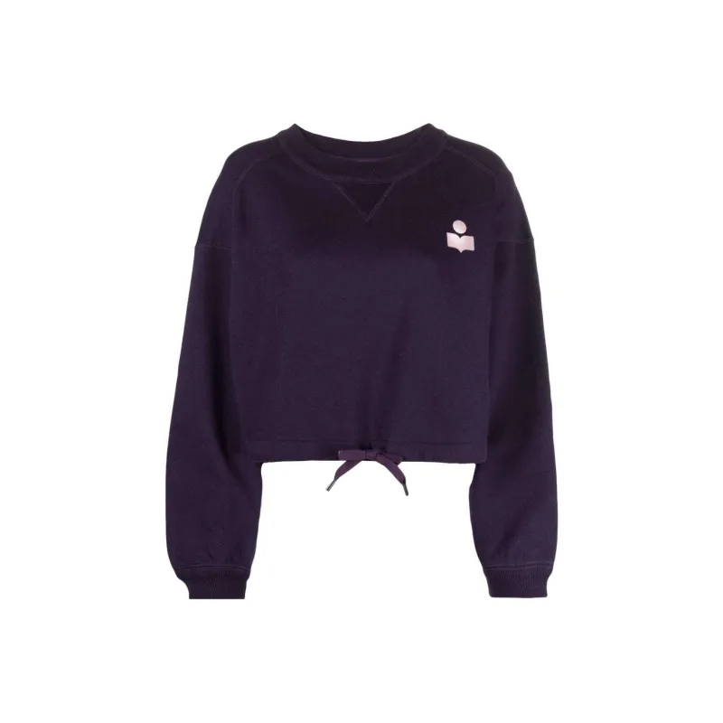 ISABEL MARANT ETOILE Margo Logo-flocked Sweatshirt-0