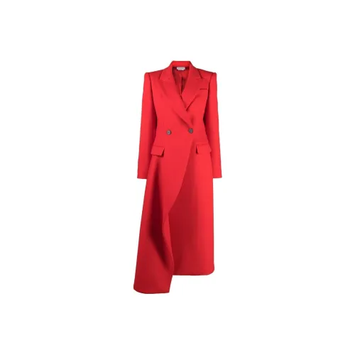 Alexander McQueen FW22 Coats Women's Red