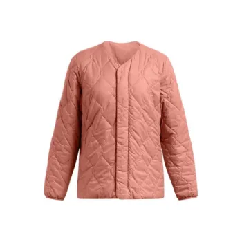 Under Armour Diamond Jackets Coats Women's Mocha Rose Red