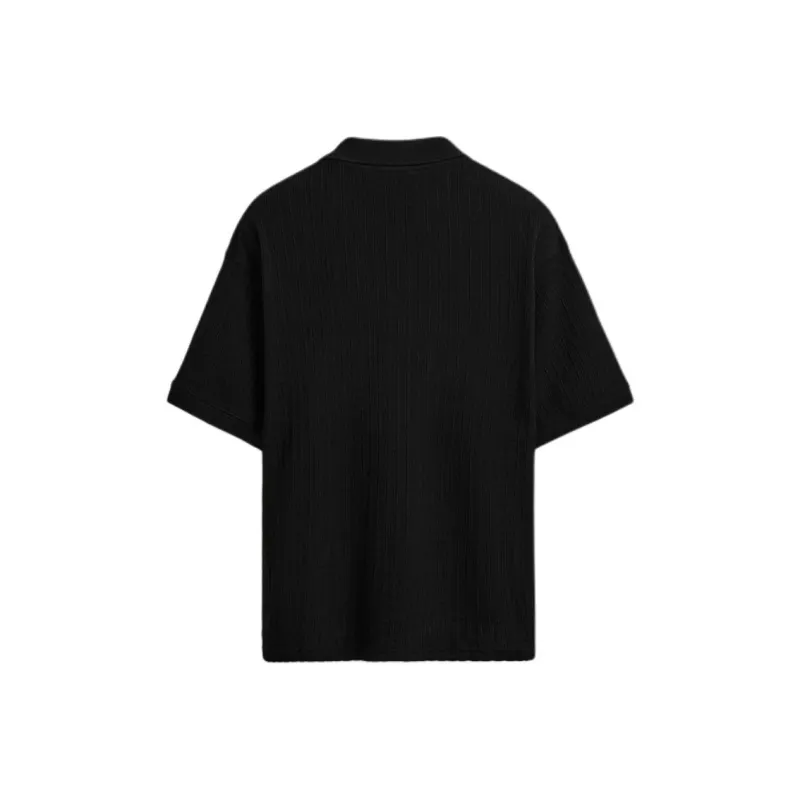 ZARA Polo Shirts Men Black-1