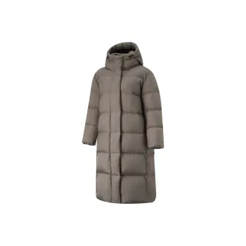 LiNing Fondue Down Series Down Jacket Women's Tree Gray Brown
