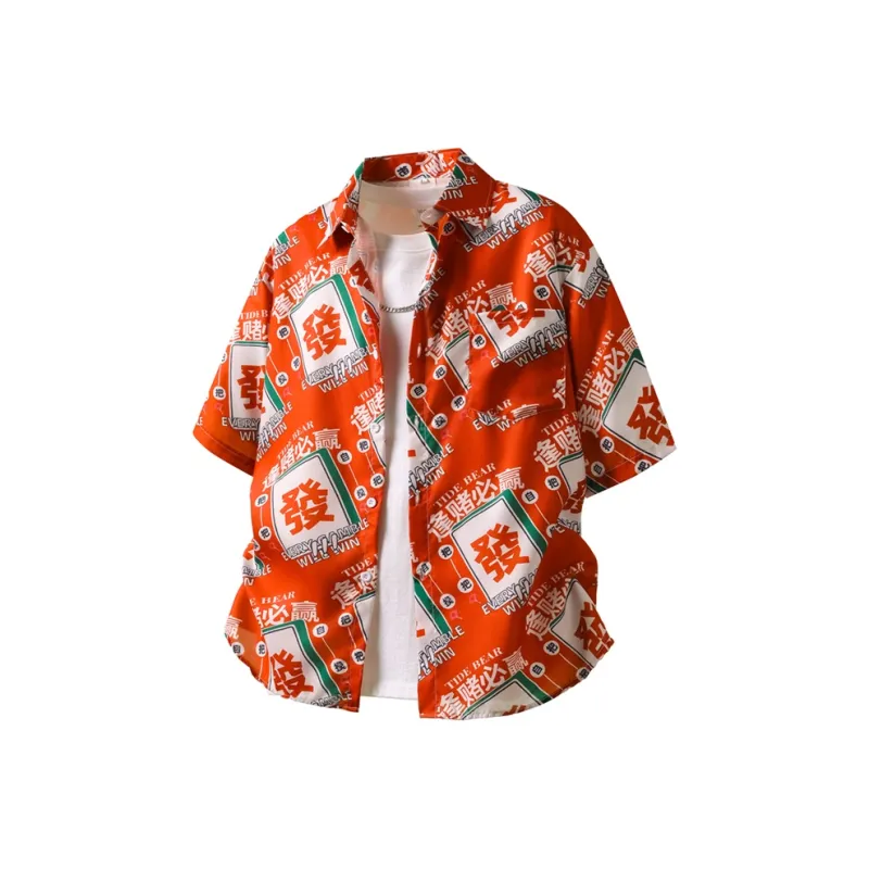 BEAR UNION Shirts Unisex Red-0
