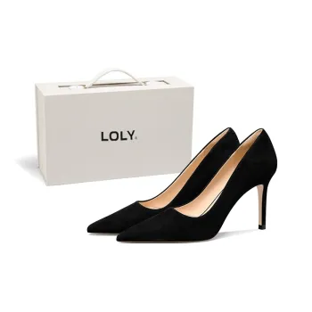 LOLY Slim Heel High Heels Women's Black