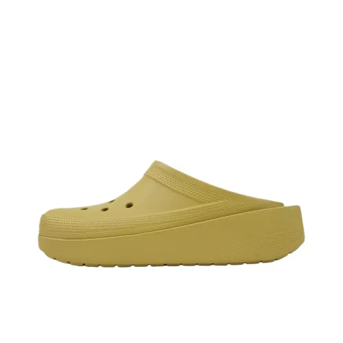 Balenciaga Bottes grises en caoutchouc édition Crocs Yellow Green