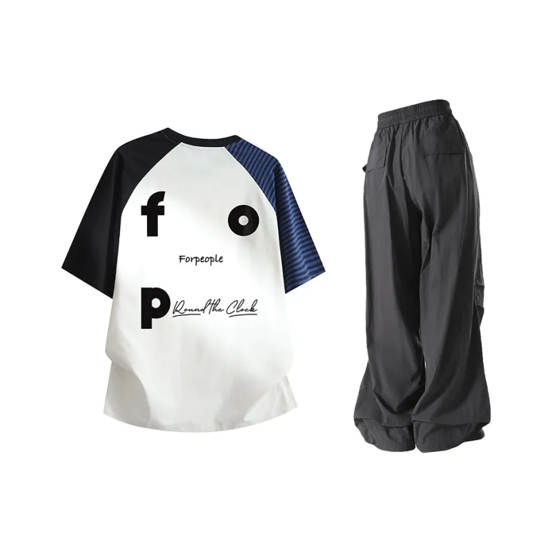 FAX FOR FMACM T Shirt Unisex Black White Stripes-9