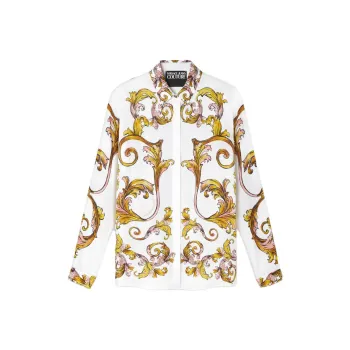 VERSACE JEANS COUTURE Outline Barocco print Shirt