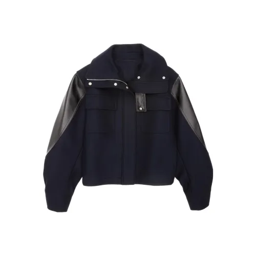 Helmut Lang Coats Women's Marine Blue