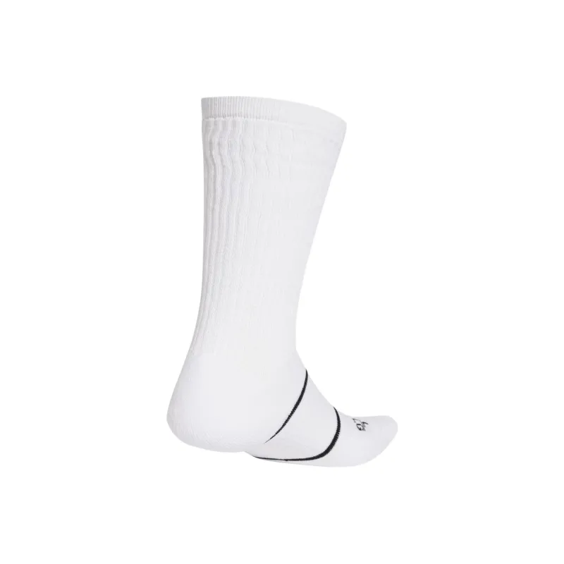 Adidas SS25 Mid Calf Socks Unisex 1 Pack White/Black-1